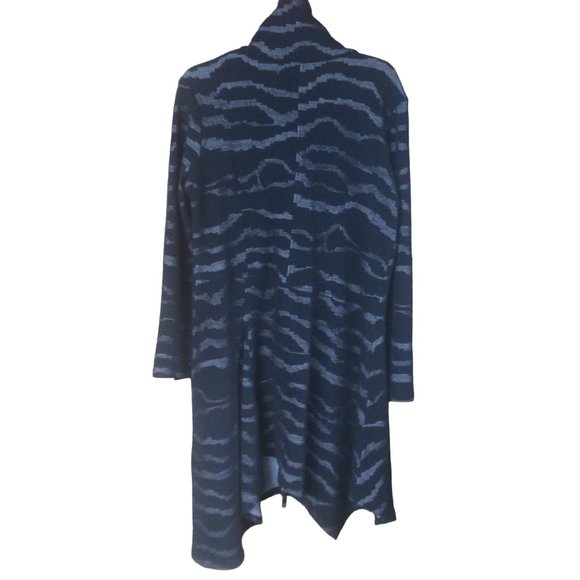 Pure Essence Urbanology Black Striped Jacket Size Large - Picture 2 of 5